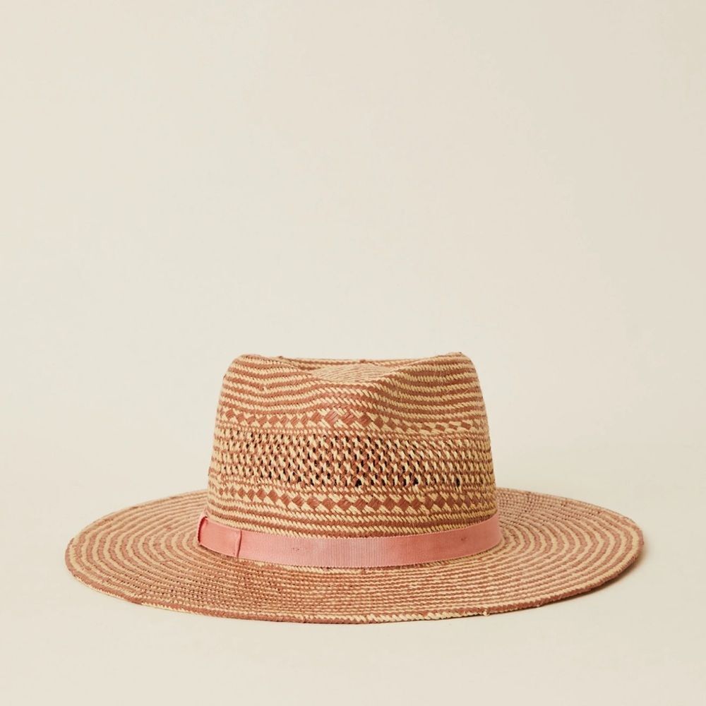 Pink Woven Women's Hat
